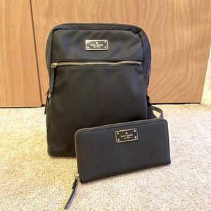 Kate Spade Backpack and Wallet
